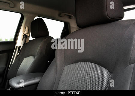 Per interni auto, sedili anteriori Foto Stock