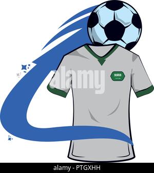 Arabia Saudita soccer tshirt Illustrazione Vettoriale