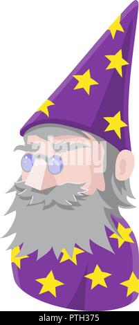 Avatar Wizard Icona persone Illustrazione Vettoriale