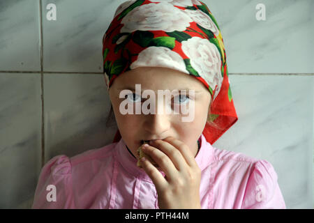 La Russia, in Daghestan, Ansalta village, vita quotidiana Foto Stock