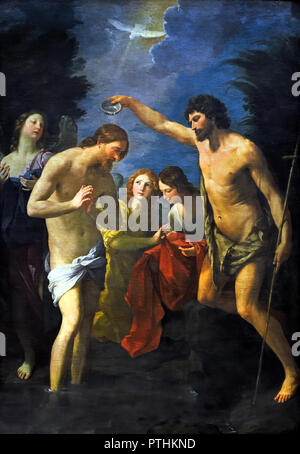Il Battesimo di Cristo 1622-1623 Guido Reni, 1575 - 1642, barocco, Italia, italiano Foto Stock