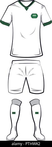 Arabia Saudita soccer tshirt Illustrazione Vettoriale