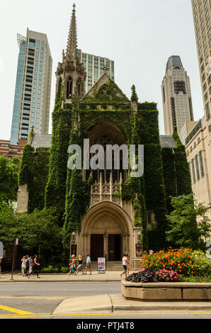 Quarta Chiesa Presbiteriana in Chicago Foto Stock