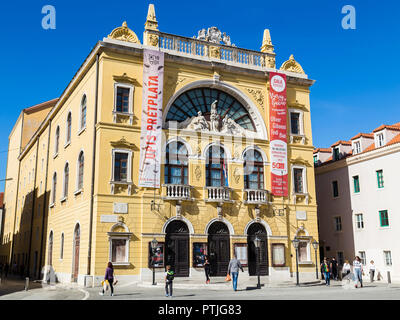 Il croato il Teatro Nazionale di Spalato. Foto Stock