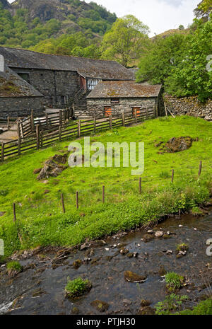 Yew Tree Farm che una volta era di proprietà di Beatrix Potter. Foto Stock