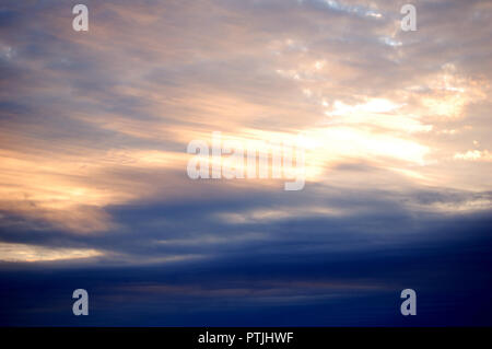 Bella fine per un giorno perfetto Foto Stock