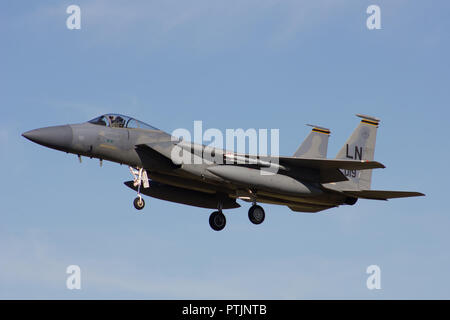 Caccia f-15 Foto Stock