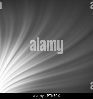 Onda grigio sfondo sfocato. Pattern luminosi Foto Stock