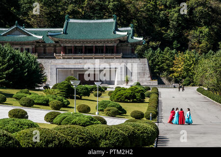 Amicizia Internazionale esposizione in Myohyangsan in Corea del Nord. Foto Stock