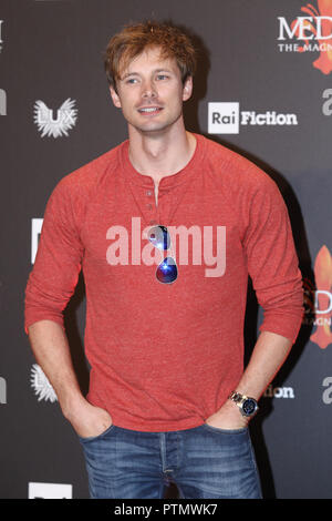 Firenze, Palazzo Medici Riccardi, photocall serie tv "medici - il magnifico". Nella foto: Bradley James Foto Stock