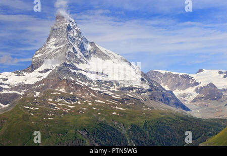 Monte Cervino, area di Zermatt in Svizzera Foto Stock