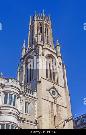 Città di Londra La Torre della Lanterna di St Dunstan-in-the-West in Fleet Street Foto Stock