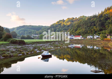 Tintern nella valle del Wye. Foto Stock