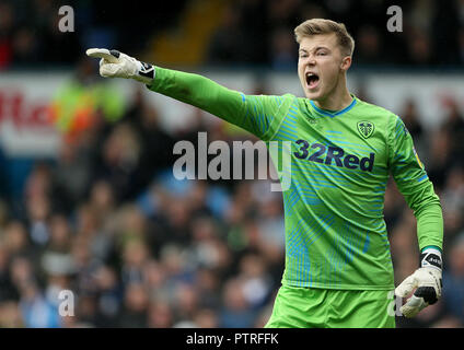 Leeds United portiere Bailey Peacock-Farrell Foto Stock