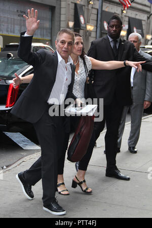 New York, NY, STATI UNITI D'AMERICA. 10 ottobre, 2018. Tony Danza in GMA giorno promting la sua nuova serie, la buona Cop su ottobre 10, 2018 a New York City. Credito: Rw/media/punzone Alamy Live News Foto Stock
