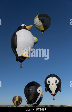 Il 6 ottobre 2018 La quarantasettesima Albuquerque International Balloon Fiesta in Albuquerque, New Mexico 2018. Immagine di credito Ã' © Lou Novick/Cal Sport Media Foto Stock