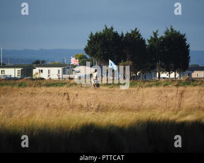 Sheerness, Kent, Regno Unito. Undicesimo oct, 2018. Regno Unito Meteo: una mattina di sole in Sheerness, Kent. Credito: James Bell/Alamy Live News Foto Stock