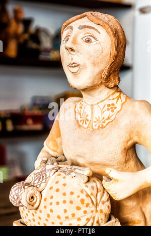 Lavoro artigianale a Ribeirao da Ilha distretto. Florianopolis, Santa Catarina, Brasile. Foto Stock