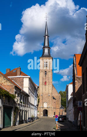 Chiesa di Sant'Anna, Sint Annakerk, Bruges (Brugge), Belgio Foto Stock