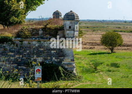 Fortezza di Brouage in Charente-Maritime, Nouvelle Aquitaine, Francia, Europa Foto Stock