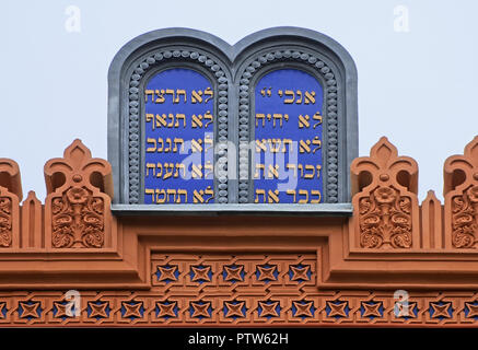 Sinagoga Corallo in città a Bucarest in Romania Foto Stock
