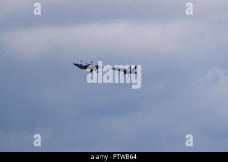 Blue Angels pratica visualizzare Pensacola, FL Foto Stock