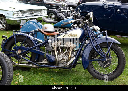 Vintage moto Indian Foto Stock