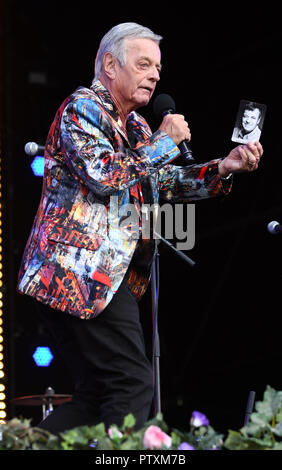 Vari artisti e presentatori radio prendere parte alla BBC Proms nel Parco concerto.Hyde Park Londra Uk offre: Tony Blackburn dove: Londra, Regno Unito quando: 08 set 2018 Credit: Steve Finn/WENN Foto Stock