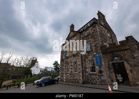 Portcullis Hotel e ristorante nel centro storico della città di Stirling, Stirlingshire, Scotland, Regno Unito Foto Stock