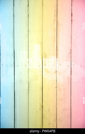 Recinto color pastello o sfondo in tavola di legno Foto Stock