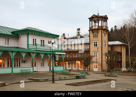 Jozef Dietl quadrato in Iwonicz-Zdroj. Polonia Foto Stock