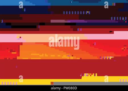 Abstract Background Glitched Illustrazione Vettoriale