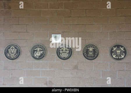 Wisconsin settentrionale Veterans Memorial Cemetery Foto Stock