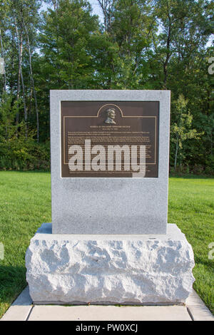 Wisconsin settentrionale Veterans Memorial Cemetery Foto Stock