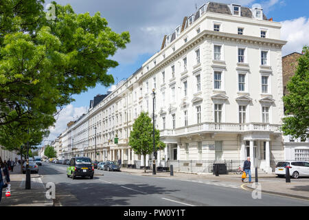 Belgrave Road, Pimlico, City of Westminster, Greater London, England, Regno Unito Foto Stock