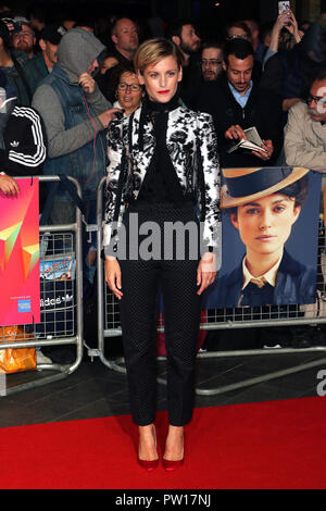 Londra, Regno Unito. 11 ott 2018. Denise Gough, Colette - UK Premiere, BFI London Film Festival Patroni Gala, Leicester Square, Londra, UK, 11 ottobre 2018, Foto di Richard Goldschmidt Credito: ricca di oro/Alamy Live News Foto Stock