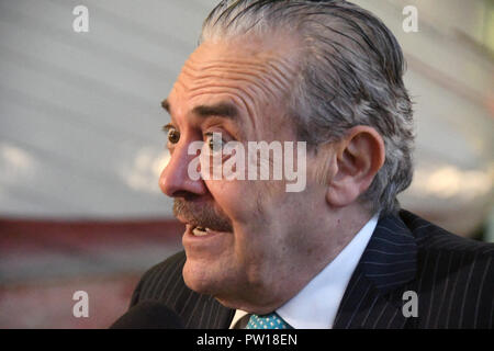 Roma Italia 11 Ottobre 2018 - Maxxi - esposizione Rino Barillari il Re di Paparazzi Fotocall Rino Barillari Credit: Giuseppe Andidero/Alamy Live News Foto Stock