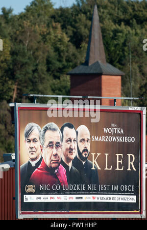 Poster del filmato polacco clero (Kler) diretto da Wojciech Smarzowski in Gdansk, Polonia. 25 settembre 2018 © Wojciech Strozyk / Alamy Stock Photo Foto Stock