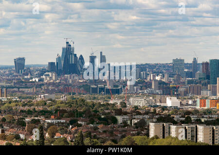 Vista su Londra Foto Stock