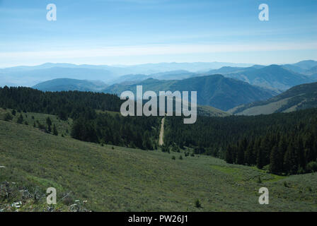 Vista dal Monte Kobau, British Columbia, Canada Foto Stock