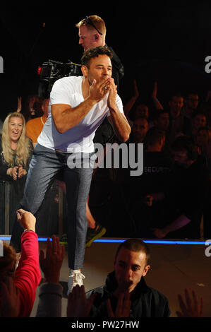 Emma Willis ospita la finale al grande fratello 9 Casa, Elstree Studios. 10.09.18 con: Ryan Thomas dove: Londra, Regno Unito quando: 10 set 2018 Credit: WENN.com Foto Stock