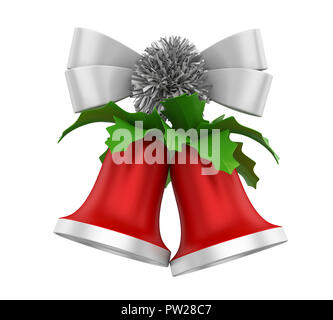 Le campane di Natale isolato Foto Stock