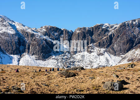 Devils Kitchen, Twll Du, Galles Foto Stock