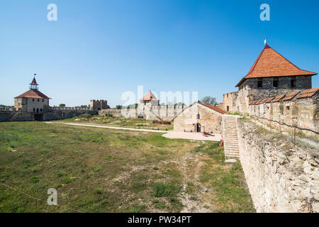 Si affacciano sul bender fortezza, Bender, Repubblica della Transnistria, Moldavia Foto Stock
