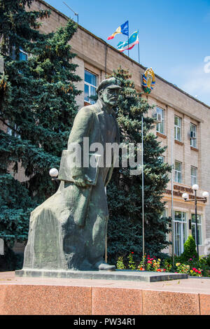 Monumento di Lenin nel centro, Comrat, Gagauzia, Moldavia Foto Stock