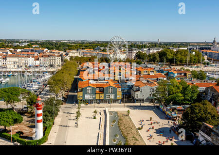 Le Gabut, quartiere vicino porto di La Rochelle , Charente Maritime, Nouvelle-Aquitaine, Francia Foto Stock