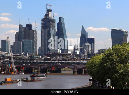 Orizzonte di Londra Foto Stock