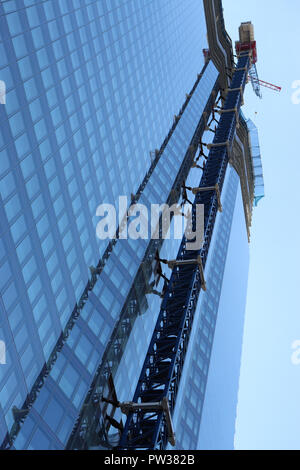 Costruzione di 22 Bishopsgate Foto Stock