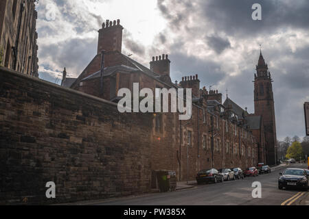 La chiesa del Belford hostel, Belford Road, Edimburgo, Scozia, Regno Unito Foto Stock