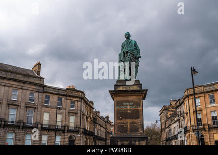 Robert Visconte Melville statua Edimburgo, Edimburgo, Scozia, Regno Unito Foto Stock
